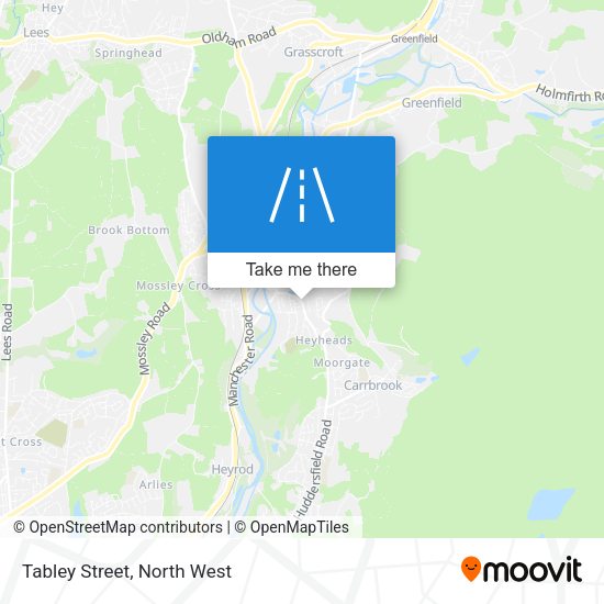 Tabley Street map