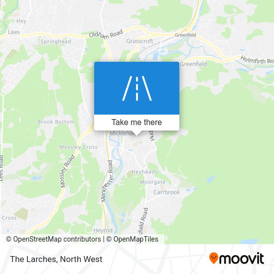 The Larches map