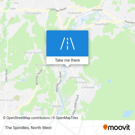 The Spindles map