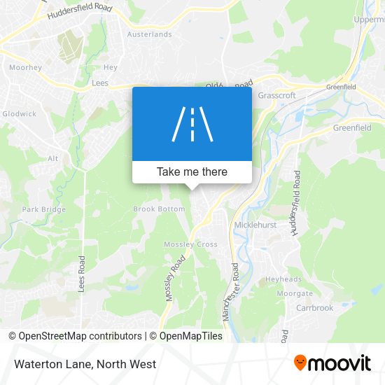 Waterton Lane map