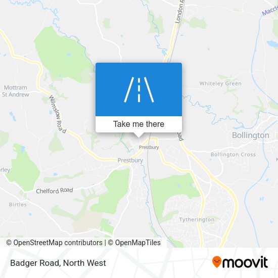 Badger Road map