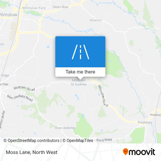 Moss Lane map