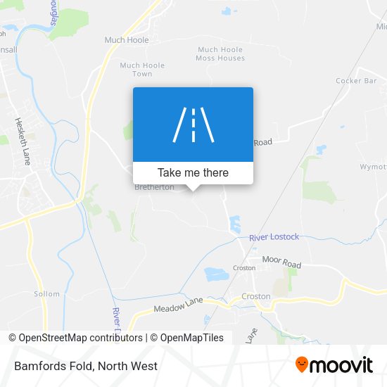 Bamfords Fold map