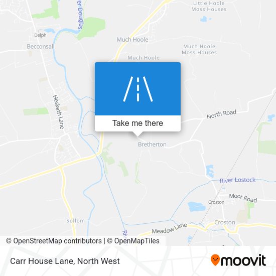 Carr House Lane map