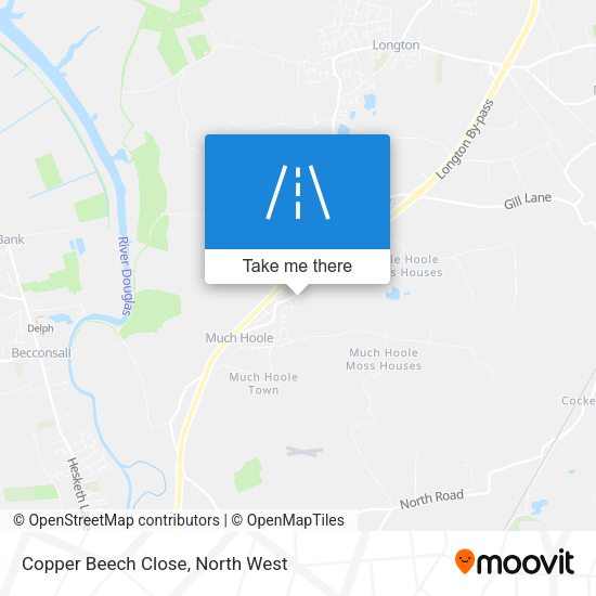 Copper Beech Close map
