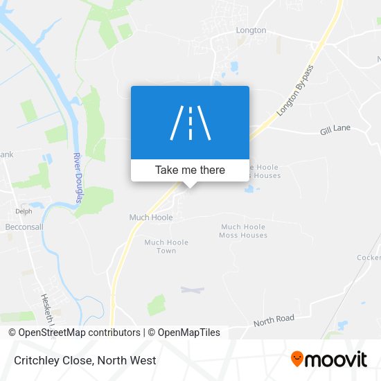 Critchley Close map