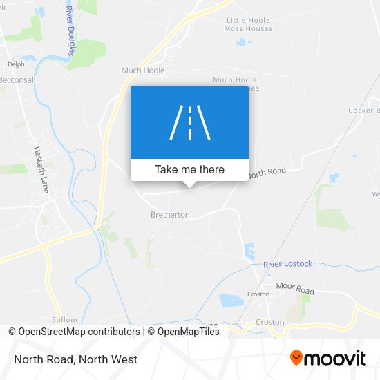 North Road map