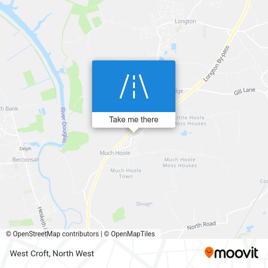 West Croft map