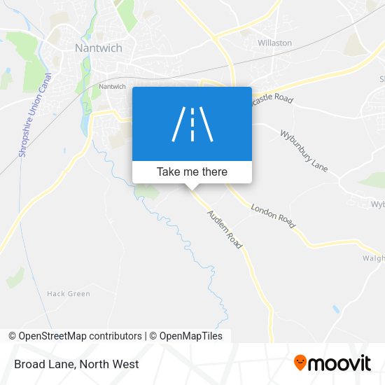 Broad Lane map