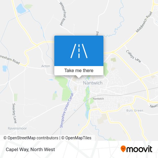 Capel Way map