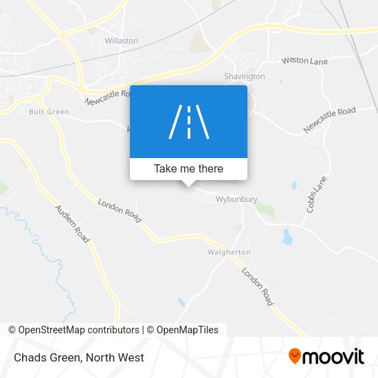 Chads Green map