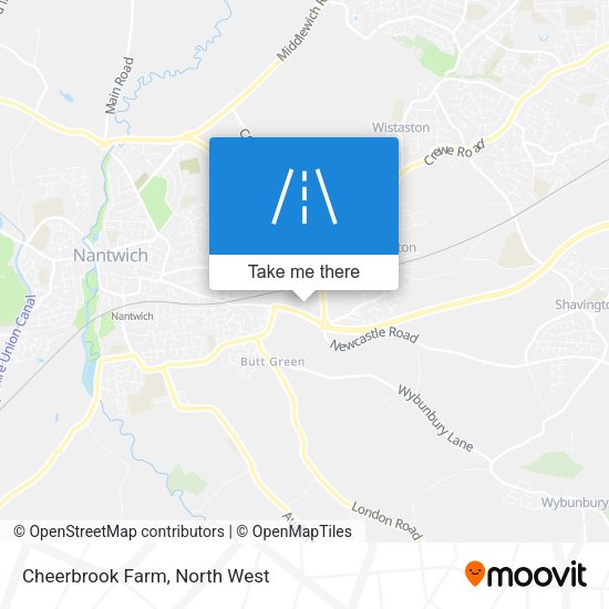 Cheerbrook Farm map