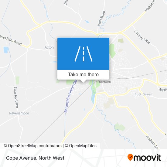 Cope Avenue map