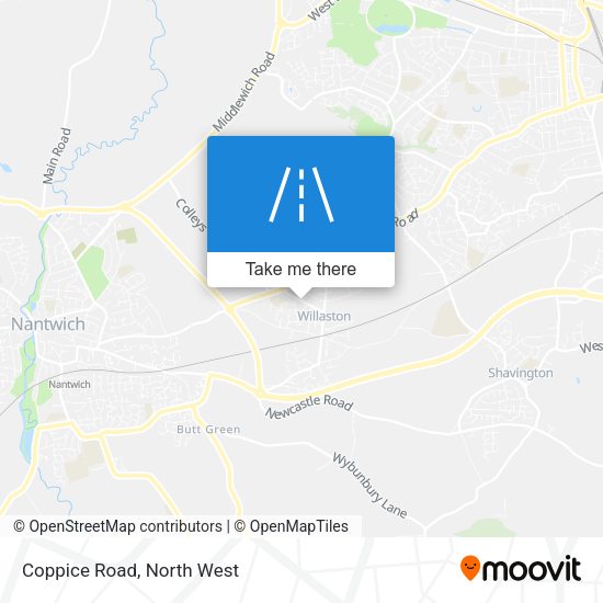 Coppice Road map