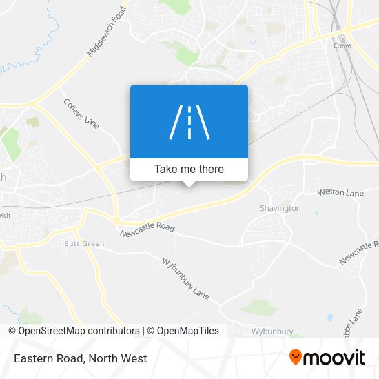 Eastern Road map