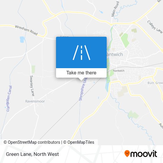 Green Lane map