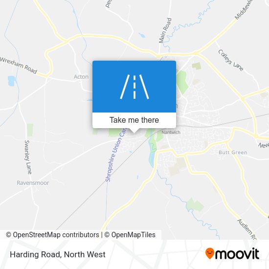 Harding Road map