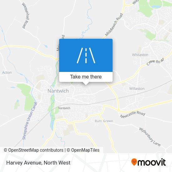 Harvey Avenue map