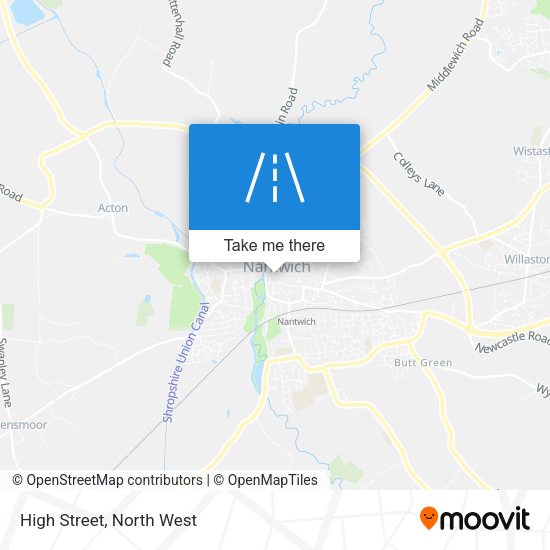 High Street map