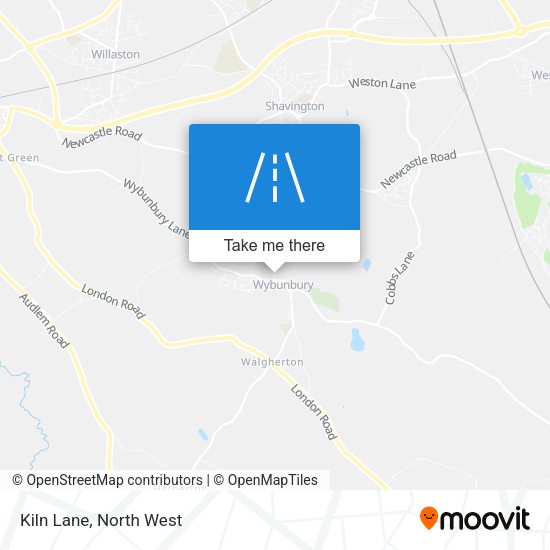 Kiln Lane map