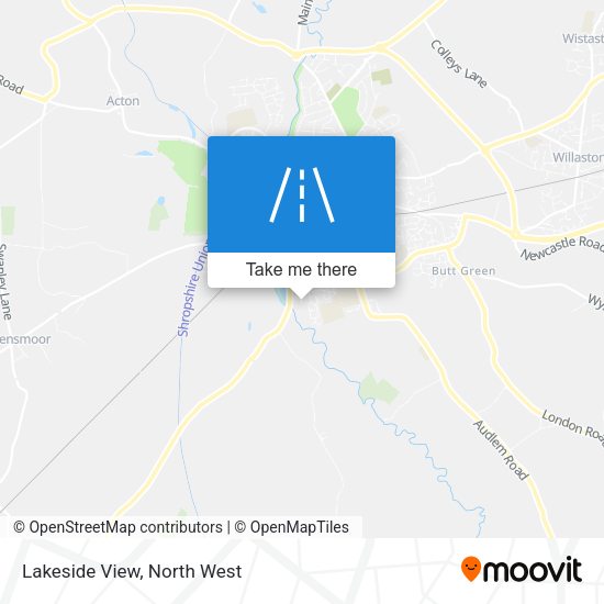 Lakeside View map