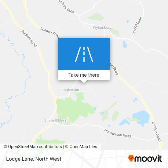 Lodge Lane map