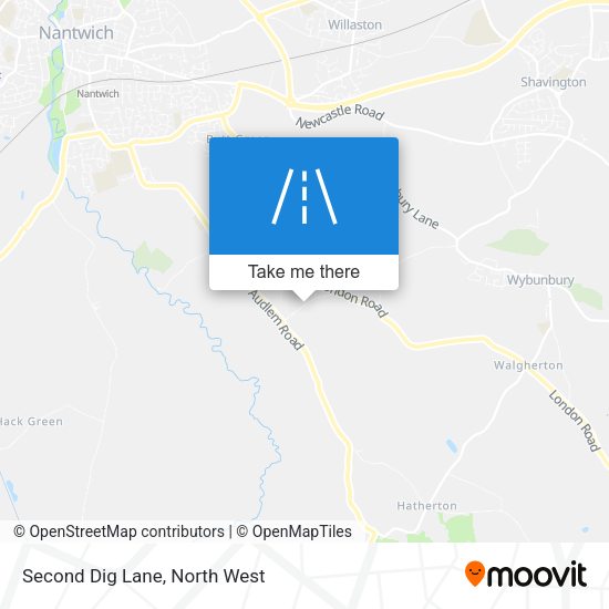 Second Dig Lane map