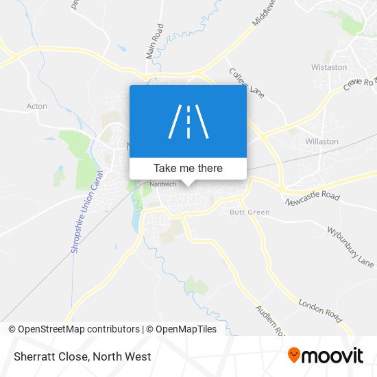 Sherratt Close map