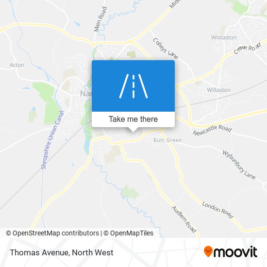 Thomas Avenue map