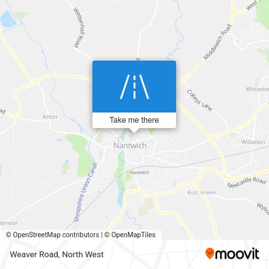 Weaver Road map