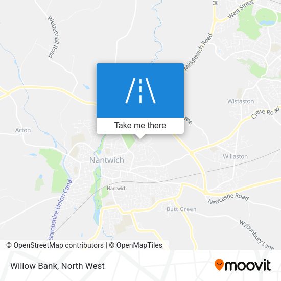 Willow Bank map