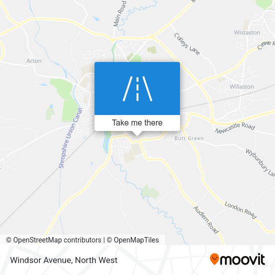 Windsor Avenue map