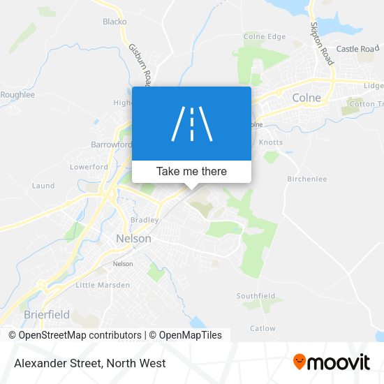 Alexander Street map