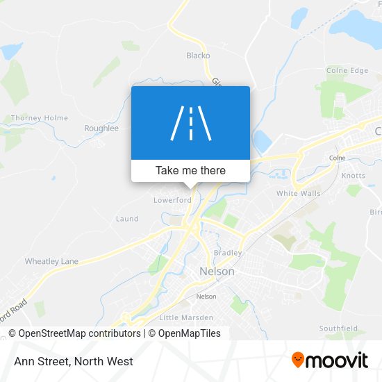 Ann Street map