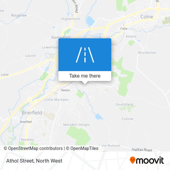 Athol Street map