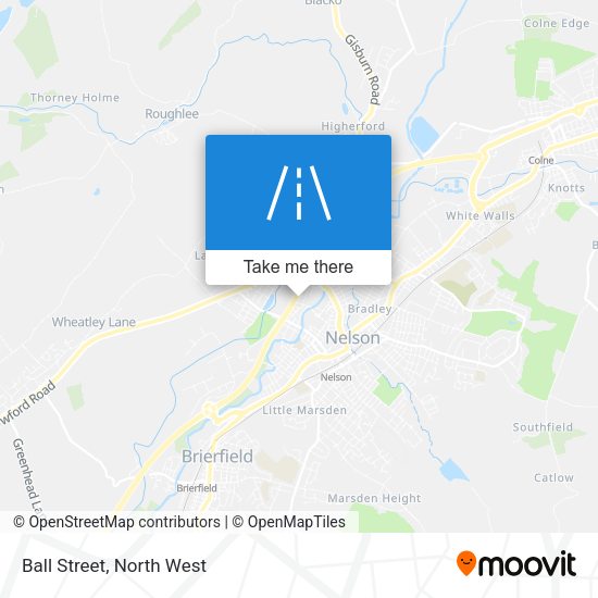 Ball Street map