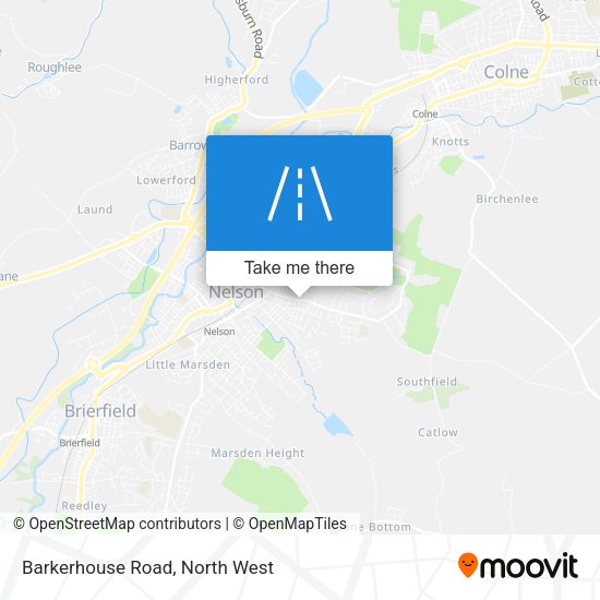 Barkerhouse Road map