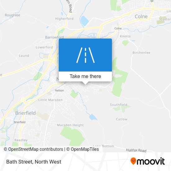 Bath Street map