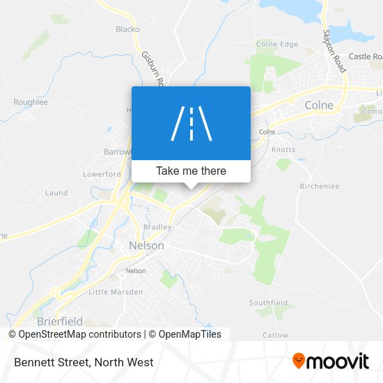Bennett Street map
