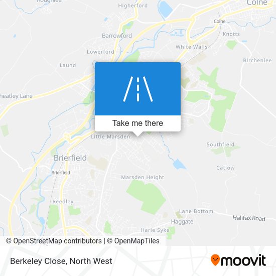 Berkeley Close map