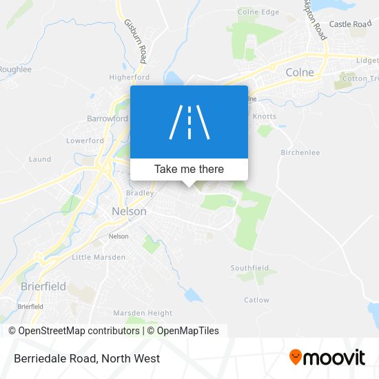 Berriedale Road map