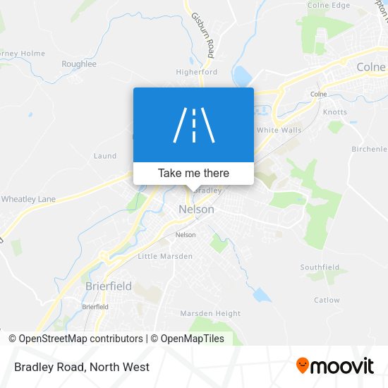Bradley Road map