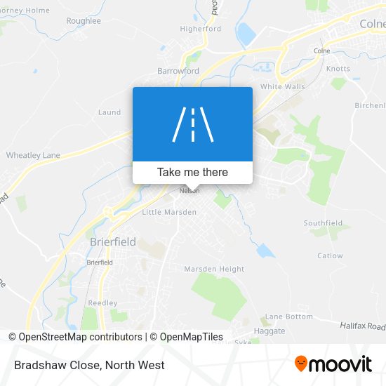 Bradshaw Close map