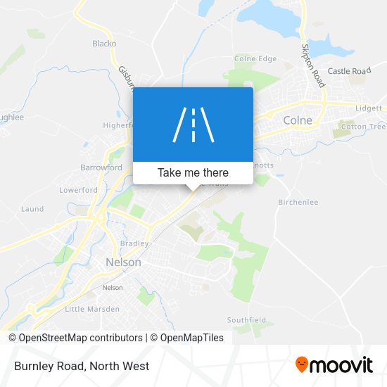 Burnley Road map