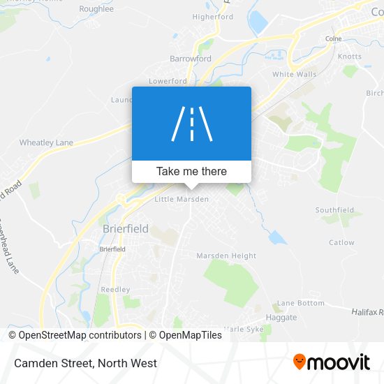 Camden Street map