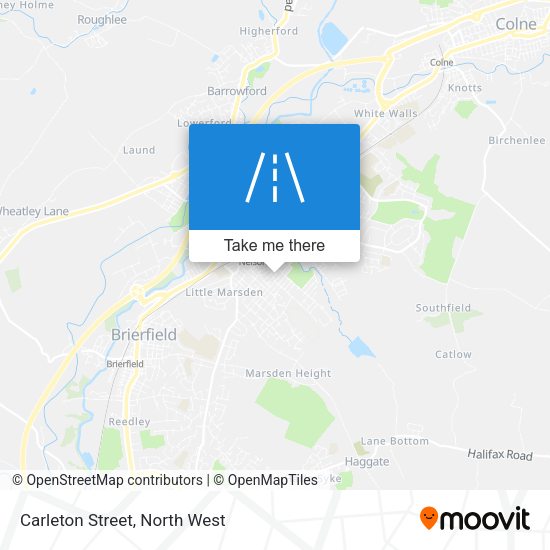 Carleton Street map