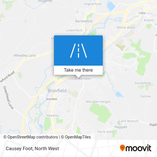 Causey Foot map