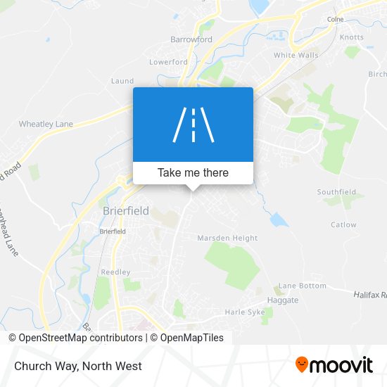 Church Way map