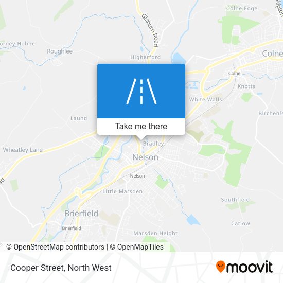 Cooper Street map