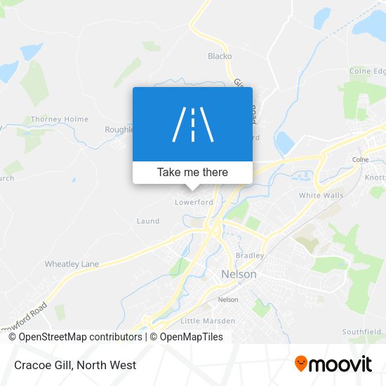 Cracoe Gill map